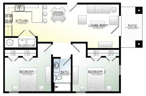 2 Bedroom Apartment Springdale AR